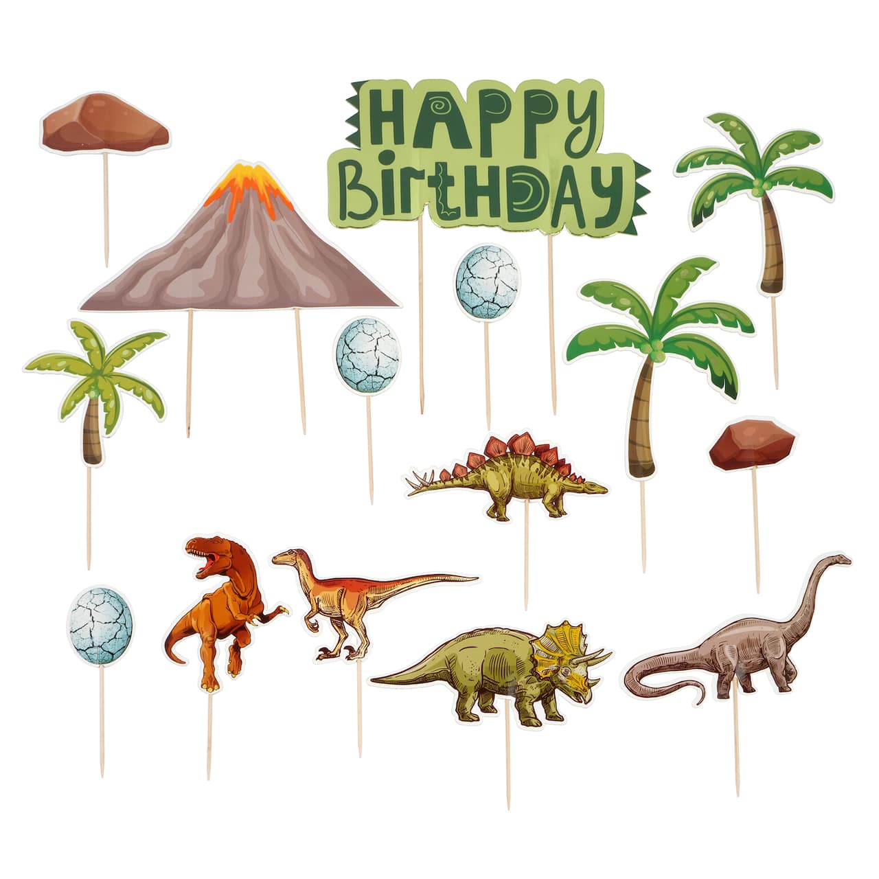 Dinosaur Birthday Cake Topper Set by Celebrate It®